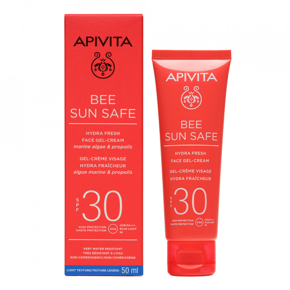 Oferte la Crema-gel protectie solara ten SPF30 Apivita Bee Sun Safe, 50 ml