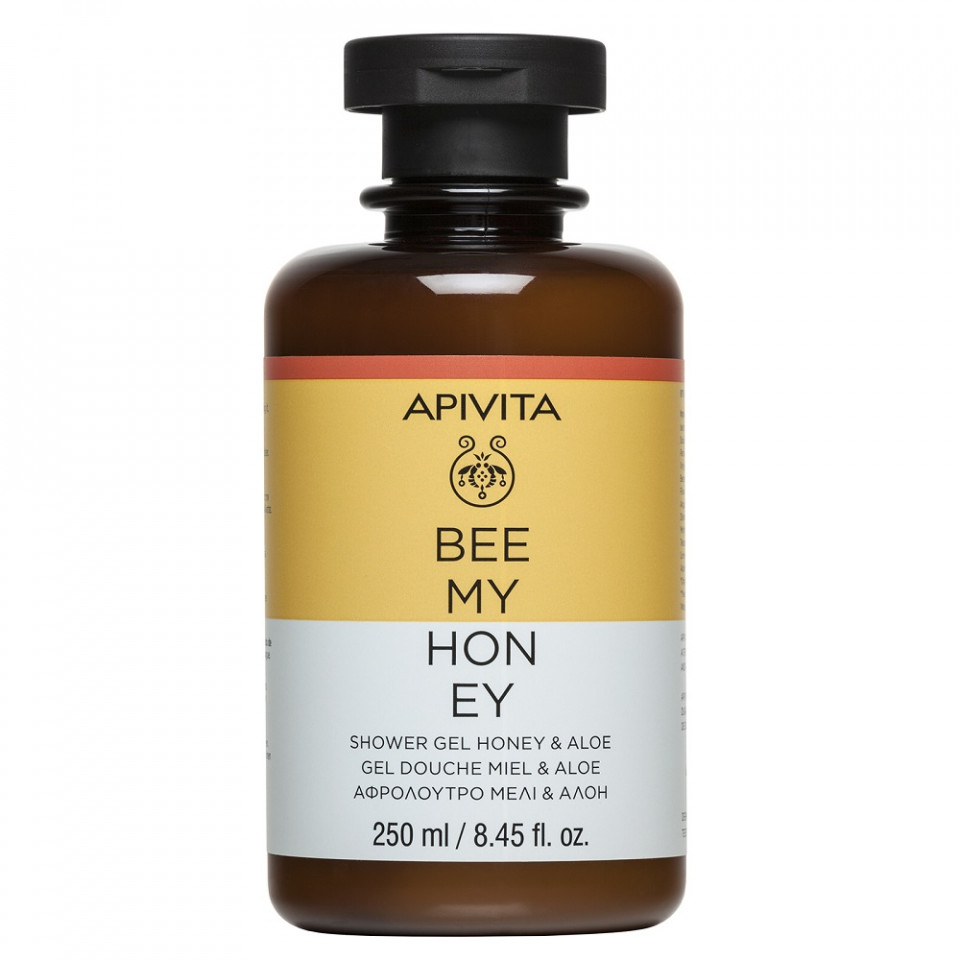 Oferte la Gel de dus cu miere si aloe Apivita Bee My Honey, 250 ml