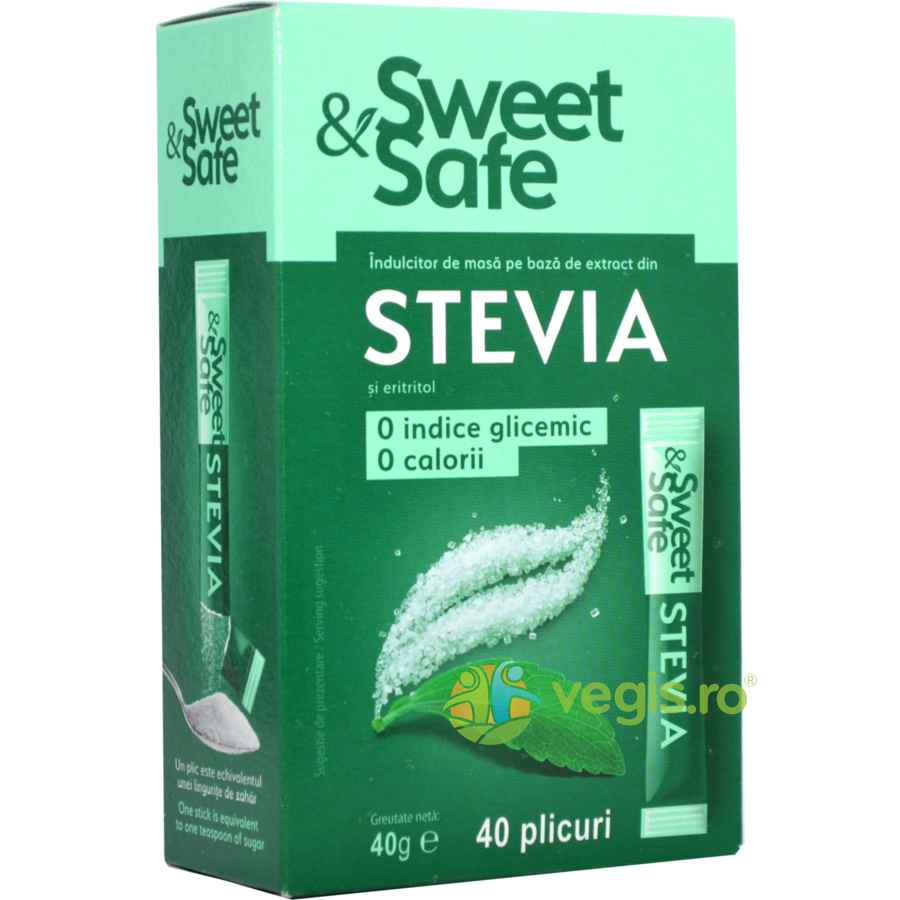 Oferte la Indulcitor Stevia Sweet&Safe 40dz