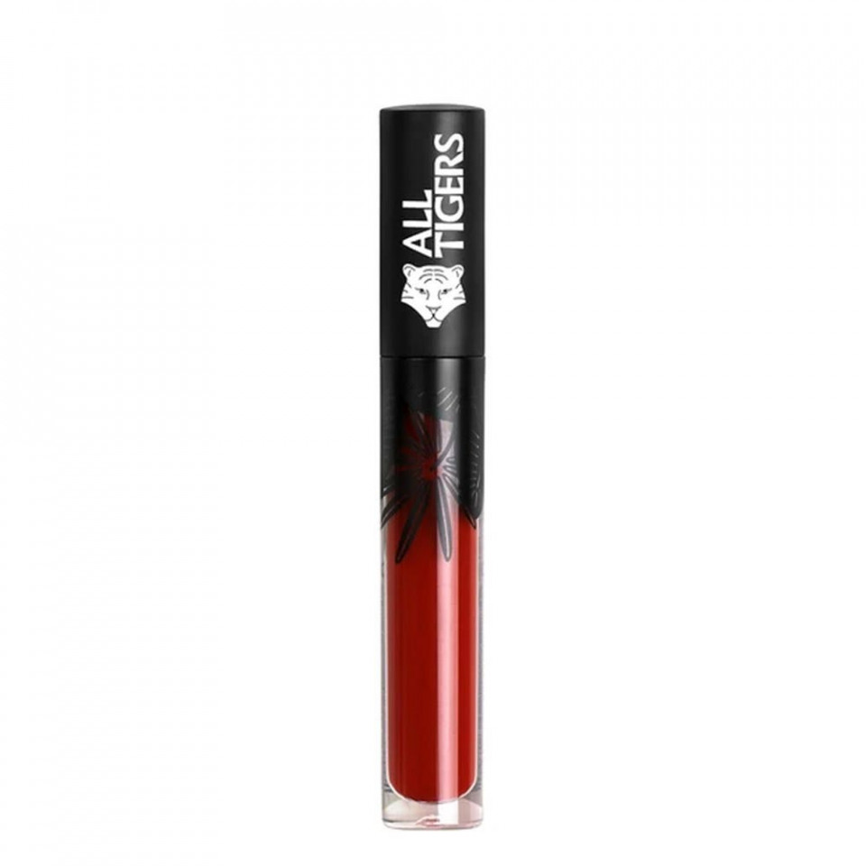 Oferte la Ruj de buze lichid Natural & Vegan All Tigers, 8 ml (Nuanta Ruj: 817 Keep your chin up)