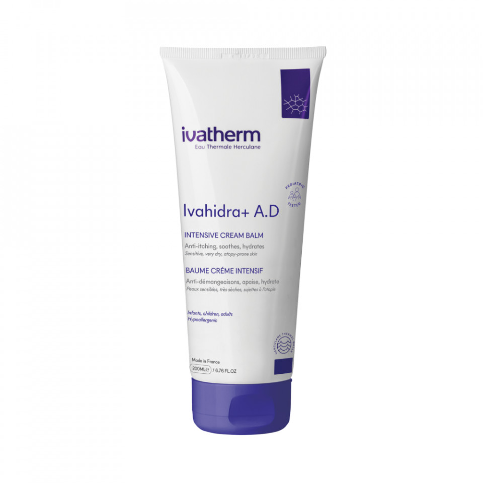 Oferte la Crema balsam intens emolienta Ivatherm Ivahidra+ AD, 200 ml (Concentratie: Crema, Gramaj: 200 ml)