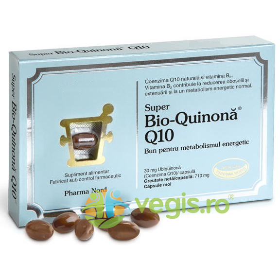 Oferte la Bio Quinona Q10 30mg 30cps moi