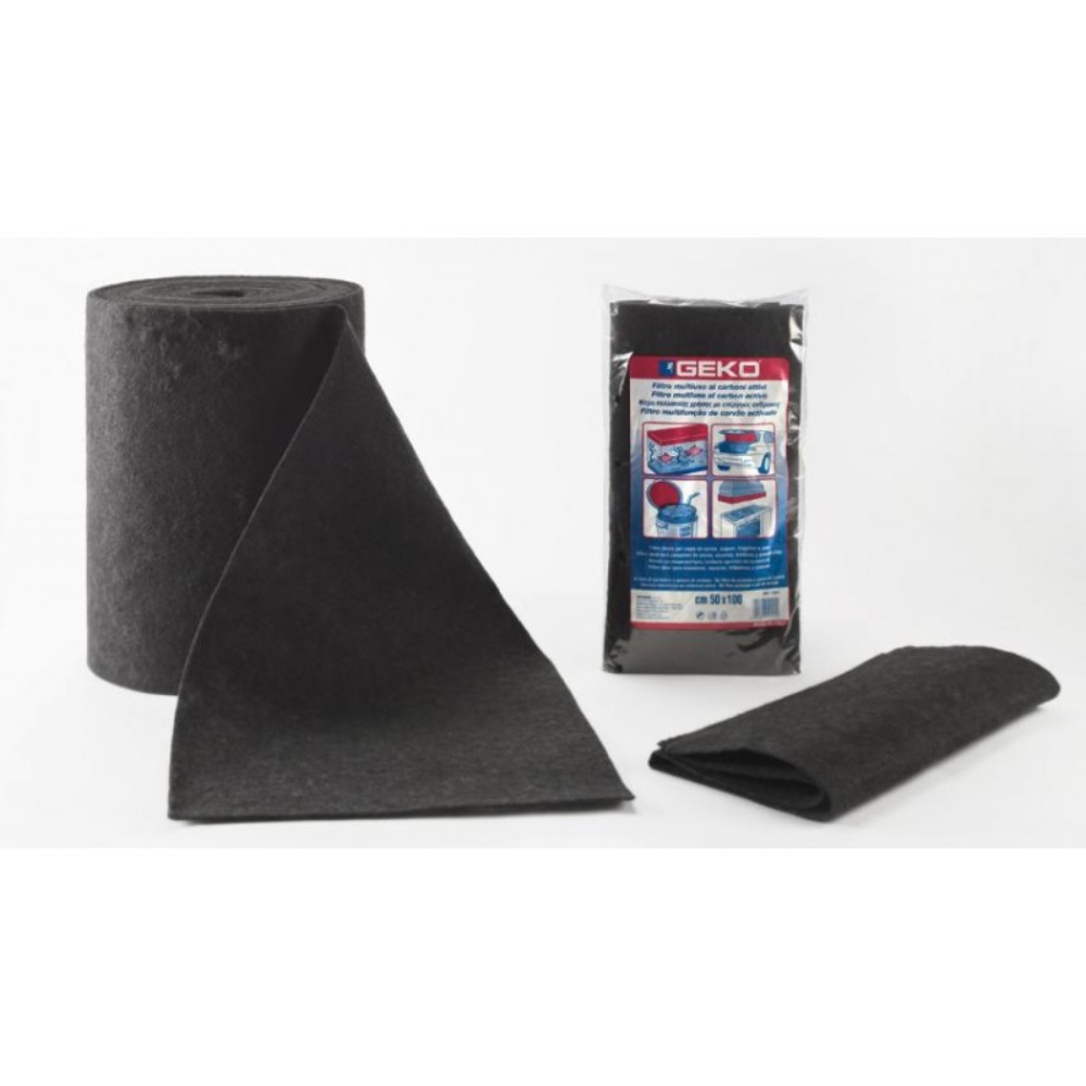 Oferte la Filtru pentru hota din carbon activ, negru, 50 x 100 cm 