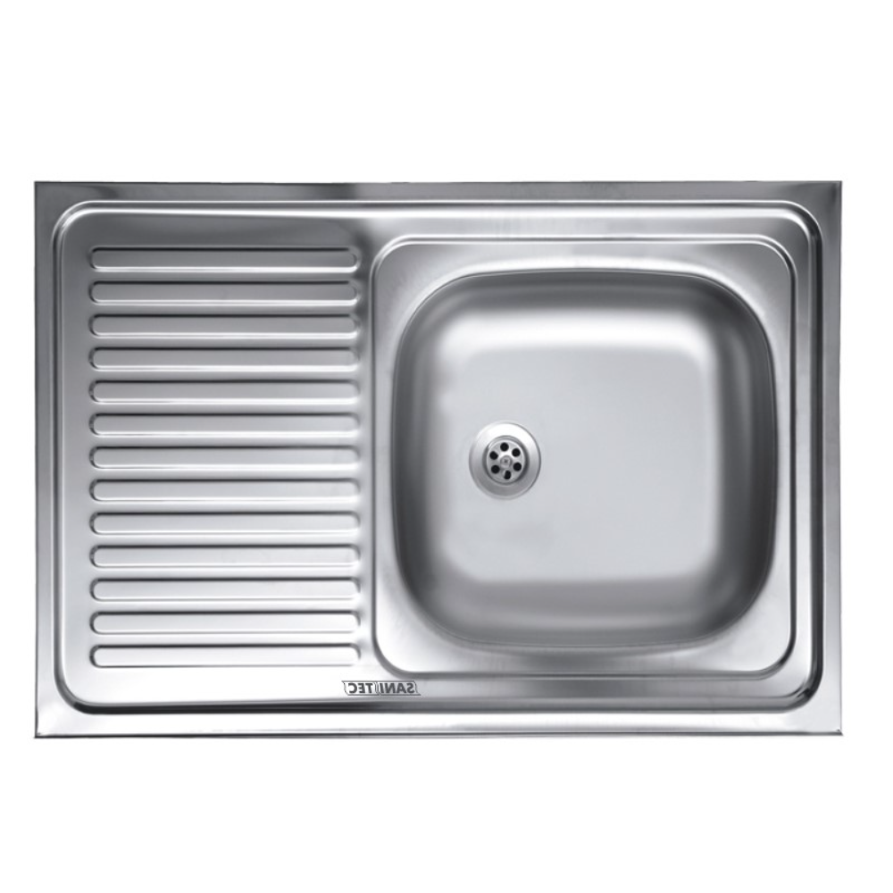 Oferte la Chiuveta bucatarie Sanitec, inox, 1 cuva dreapta, 800 x 500 mm