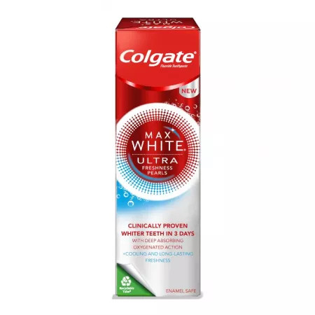Oferte la Pastă de dinți Max White Ultra Freshness Pearls 50 ml Colgate
