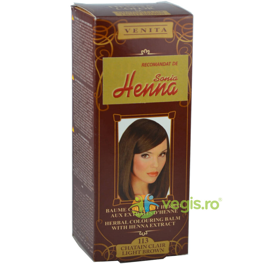 Oferte la Balsam Colorant pentru Par cu Henna Nr. 113 - Saten Deschis 75ml