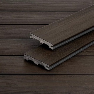 Oferte la Podele compozit  WPC UPM Piazza One  Nuc Brazilian  25x140x4000 mm  55961/7140
