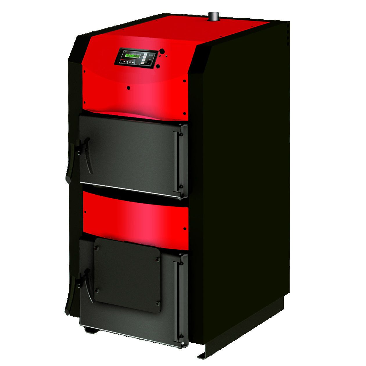Oferte la Pachet Centrala mixta combustibil solid si peleti Burnit NWB PRIME 30 kW si Arzator pe peleti Pell Eco 35 kW ventilator automatizare serpentina racire flansa arzator pompa circulatie 25-60 vas expansiune 35 l boiler termoelectric Fornello 80 l