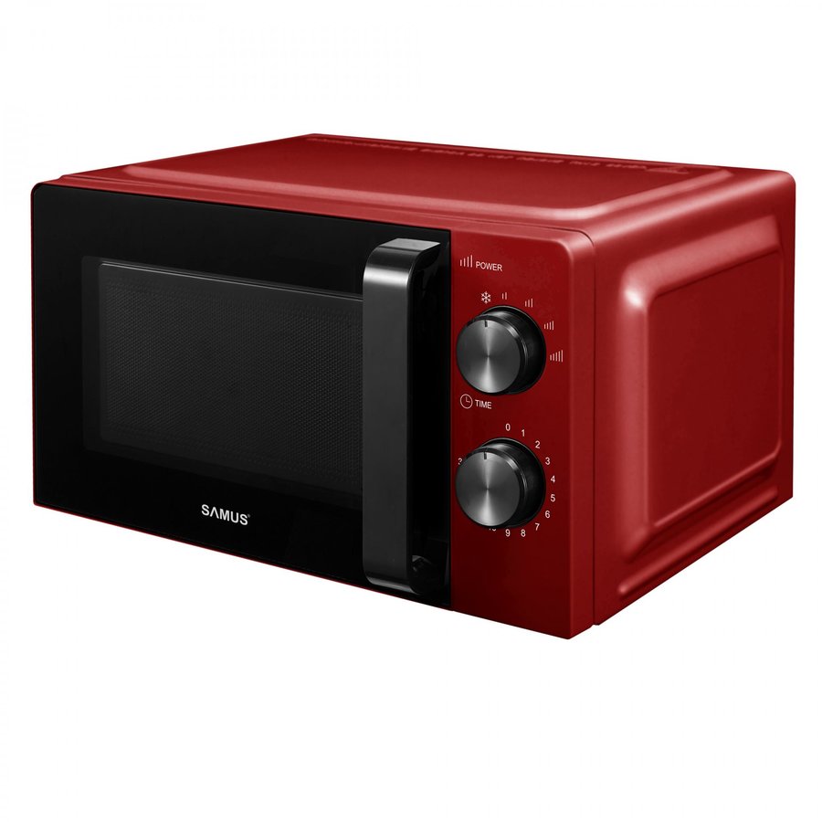Oferte la Cuptor cu microunde SMC-20MR1 Putere 700W Timer Capacitate 20L Rosu