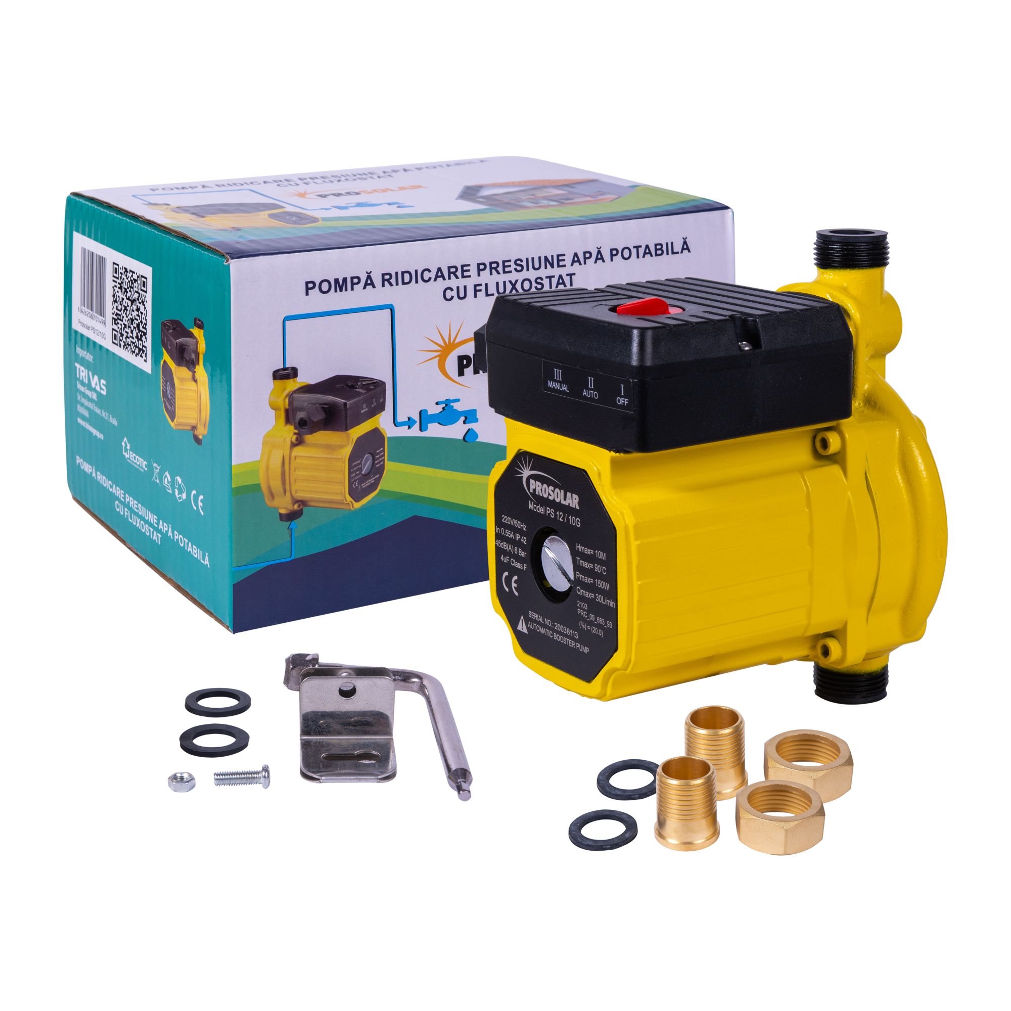 Oferte la Pompa ridicare presiune Prosolar, 30 l/min, 150 W