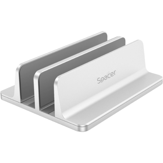 Oferte la Stand Vertical Notebook 14/17Inch Protectie Impotriva Zgarieturilor Argintiu