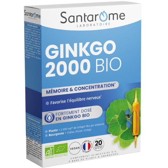 Oferte la Ginkgo 2000  Ecologic/Bio 20 fiole