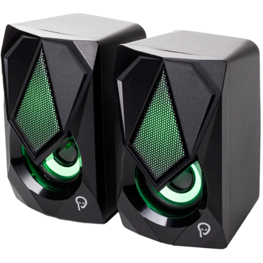Oferte la Boxe Desktop Storm Gaming 2.0 Control Volum Iluminare LED Alimentare USB Putere RMS 6W Negru