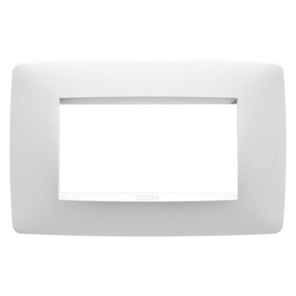 Oferte la Rama decor 4 module Chorus One, Gewiss GW16104TB, alb lapte