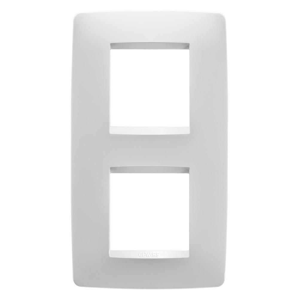Oferte la Rama decor 2 + 2 module Chorus, Gewiss GW16124TB, alb lapte