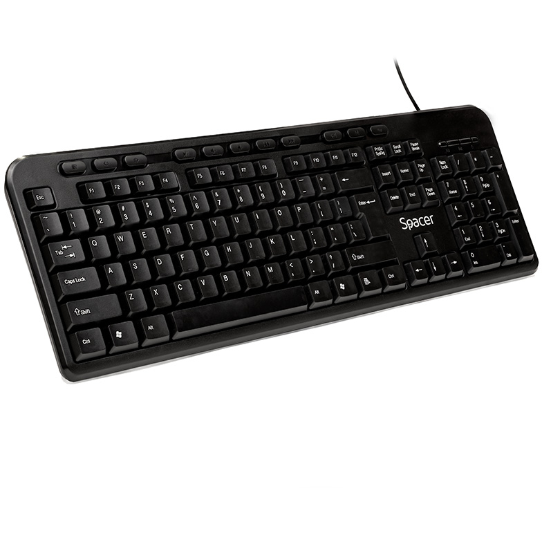 Oferte la Tastatura USB Multimedia 104 Taste + 11 Taste Multimedia Anti-spill Negru
