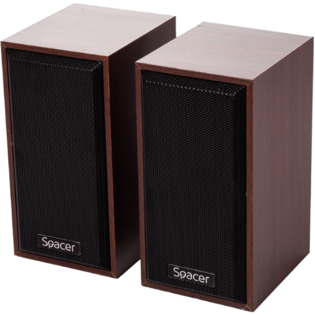 Oferte la Boxe 2.0 RMS 6W Control Volum USB Negru/Maro