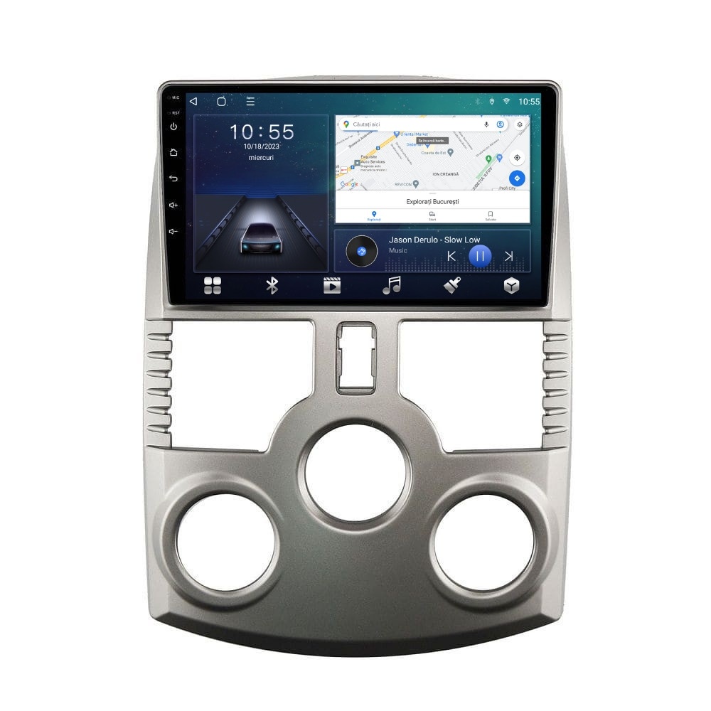 Oferte la Navigatie dedicata cu Android Daihatsu Terios dupa 2005, 2GB RAM, Radio GPS Dual Zone, Display HD QLED 9" Touchscreen, Internet Wi-Fi si slot SIM 4G, Bluetooth, MirrorLink, USB