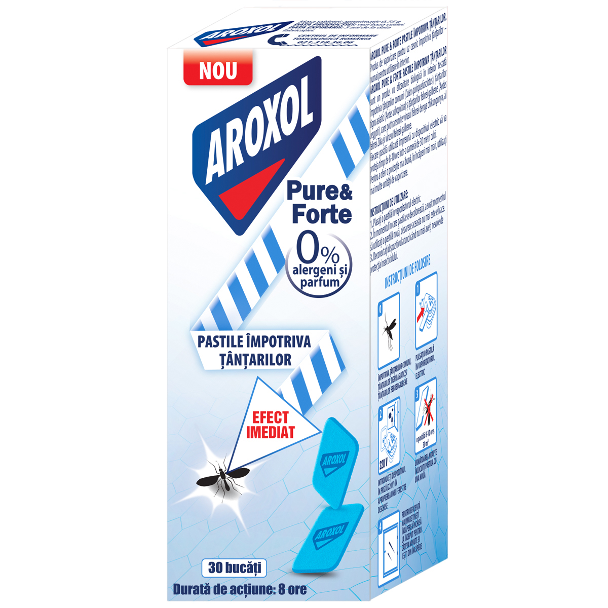 Oferte la Pastile impotriva tantarilor pentru aparat electric Pure&Forte Aroxol 30 bucati