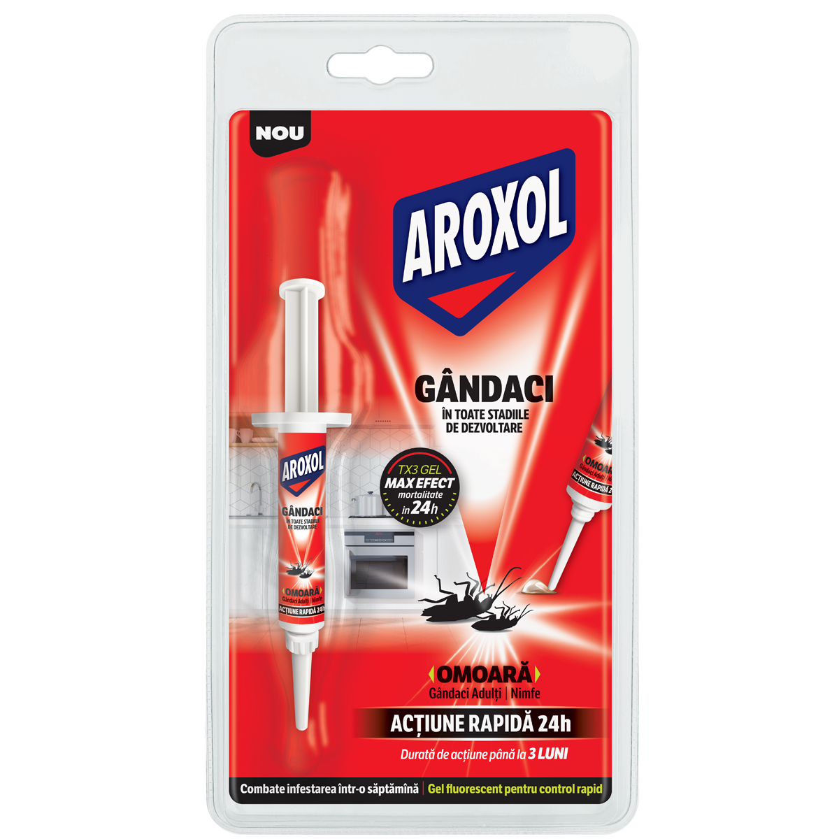 Oferte la Insecticid gel impotriva gandacilor Aroxol TX3, seringa 5 ml