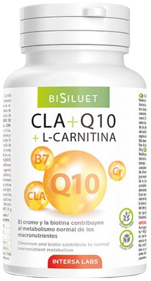 Oferte la CLA + Q10 + L-Canitina, 45 capsule, 58g Intersa Labs