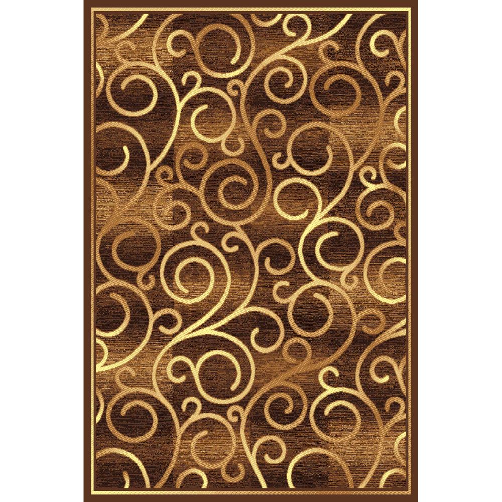 Oferte la Covor clasic Gold 277/12, polipropilena BCF, maro/bej 60 x 110 cm