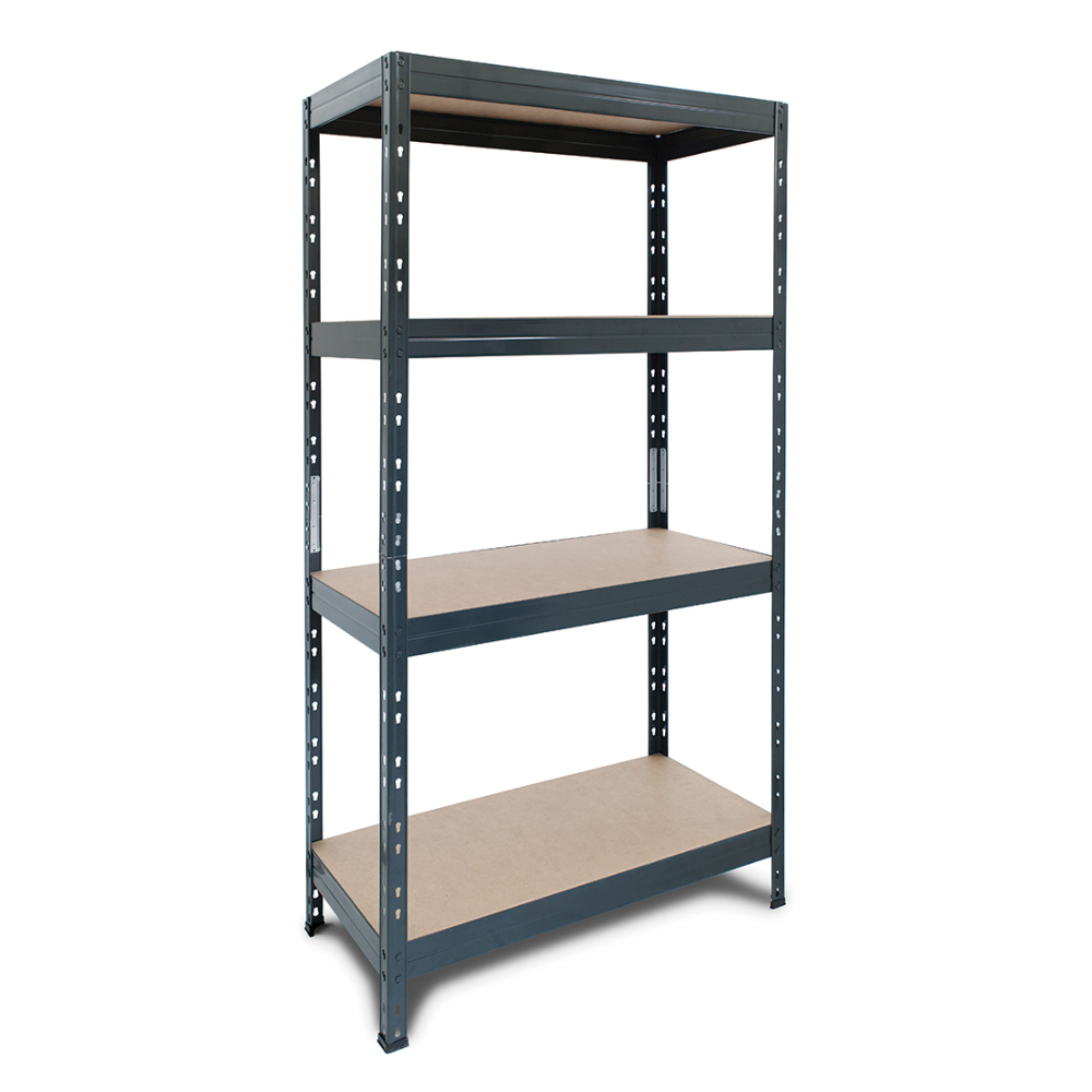 Oferte la Raft Ar Shelving, lemn si metal, gri, 180 x 90 x 45 cm