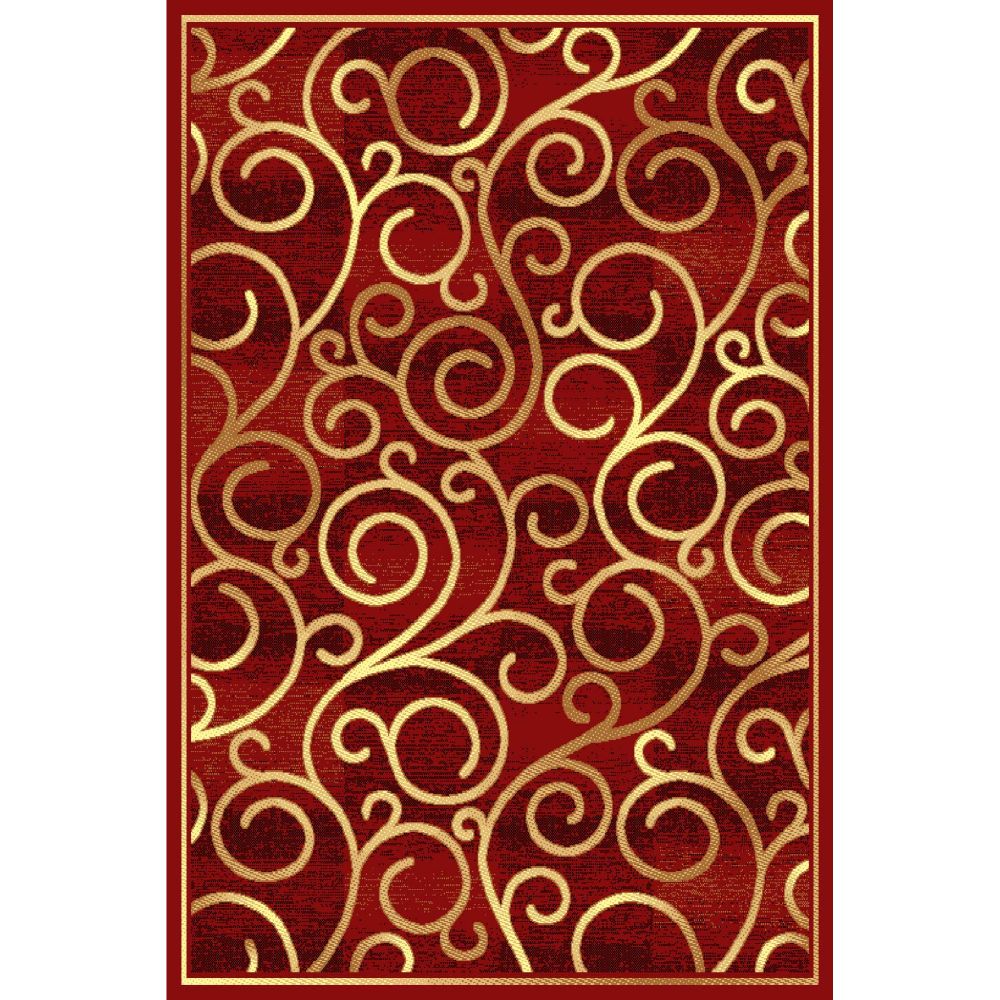 Oferte la Covor clasic Gold 277/22, polipropilena BCF, rosu/bej, 60 x 100 cm