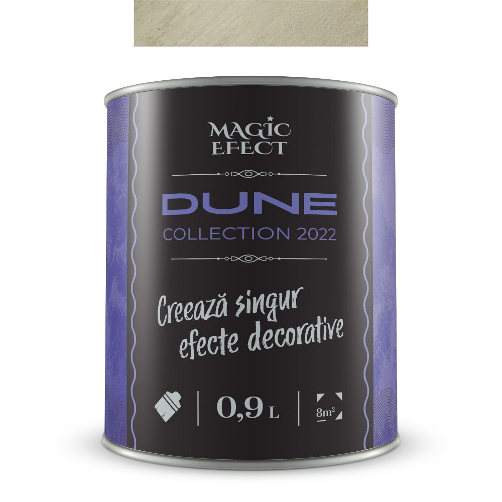 Oferte la Vopsea decorativa cu efect de dune de nisip, Magic Efect Dune Ivory, pe baza de apa, 0.9 l