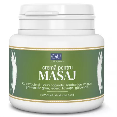 Oferte la Crema pentru masaj Q4U 500 ml Tis Farmaceutic