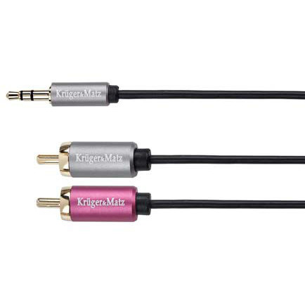 Oferte la Accesorii Audio Hi-Fi CABLU 3.5-2RCA 1.8M KRUGER&MATZ