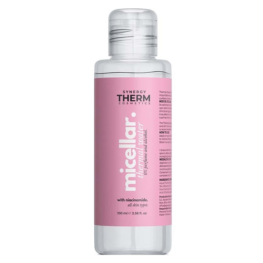 Oferte la Apa termala micelara Synergy Therm, 100 ml (Concentratie: Apa termala, Gramaj: 100 ml)