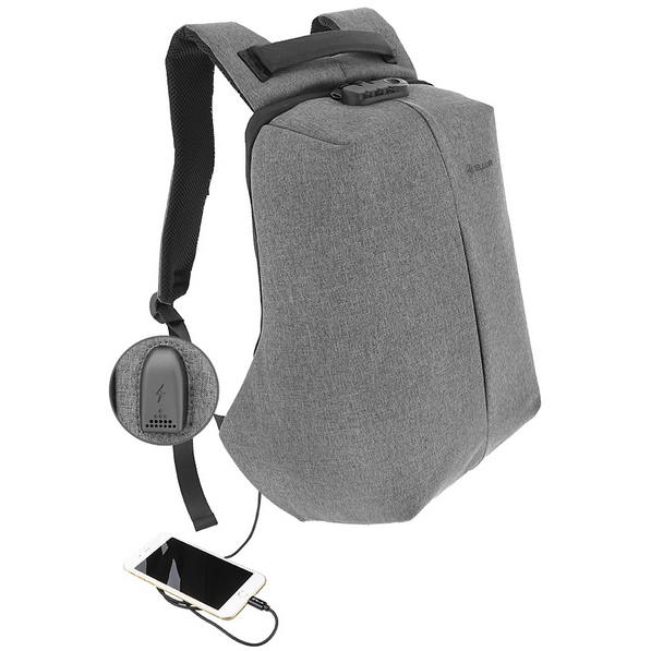 Oferte la Rucsac laptop Antifurt V2 cu port USB 15.6 inch Gri
