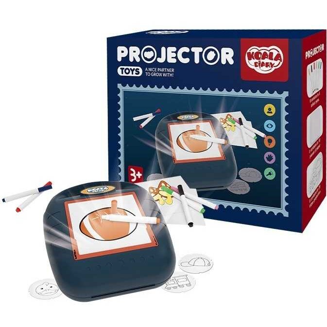 Oferte la Jucarie Proiector desen cu 20 sabloane si 6 carioci