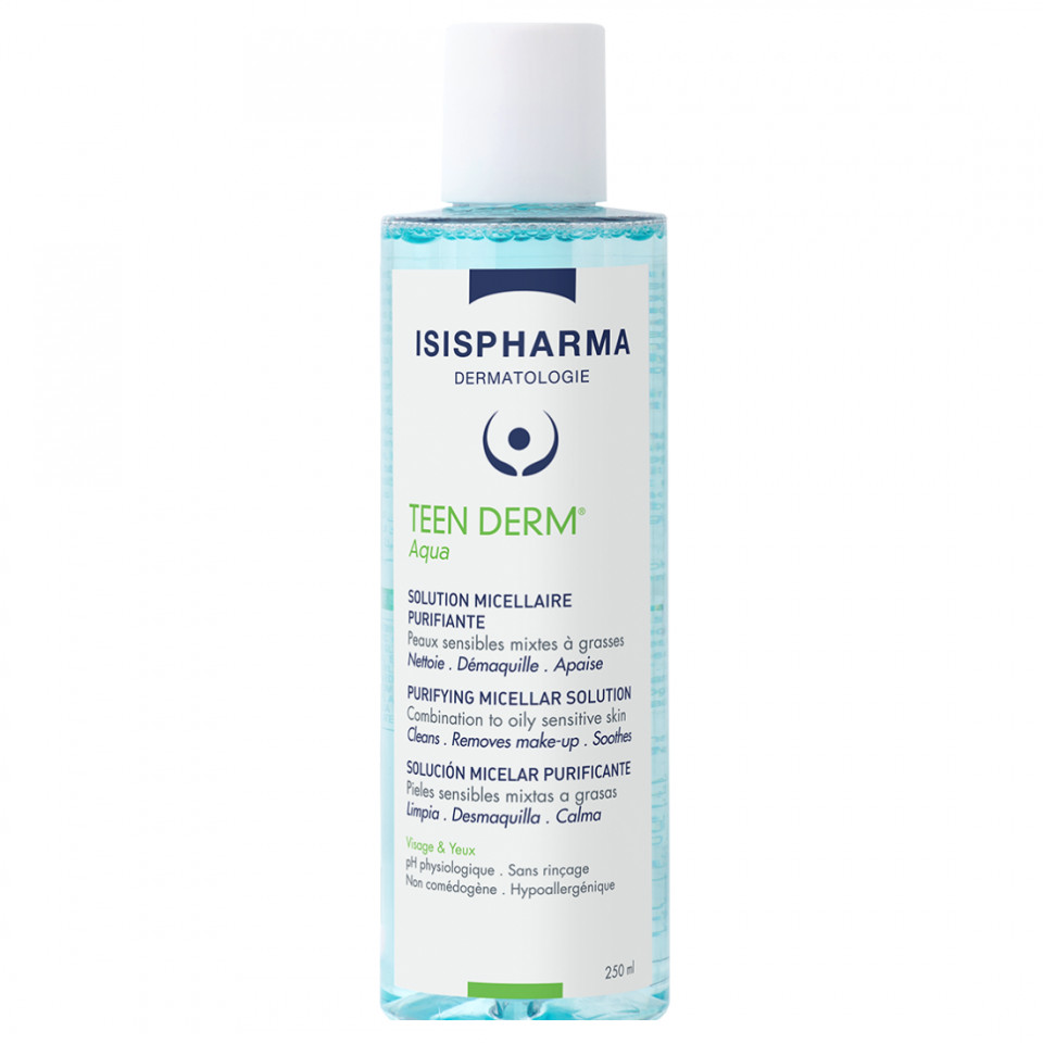 Oferte la Solutie micelara purifianta Isispharma Teen Derm Aqua, 250 ml
