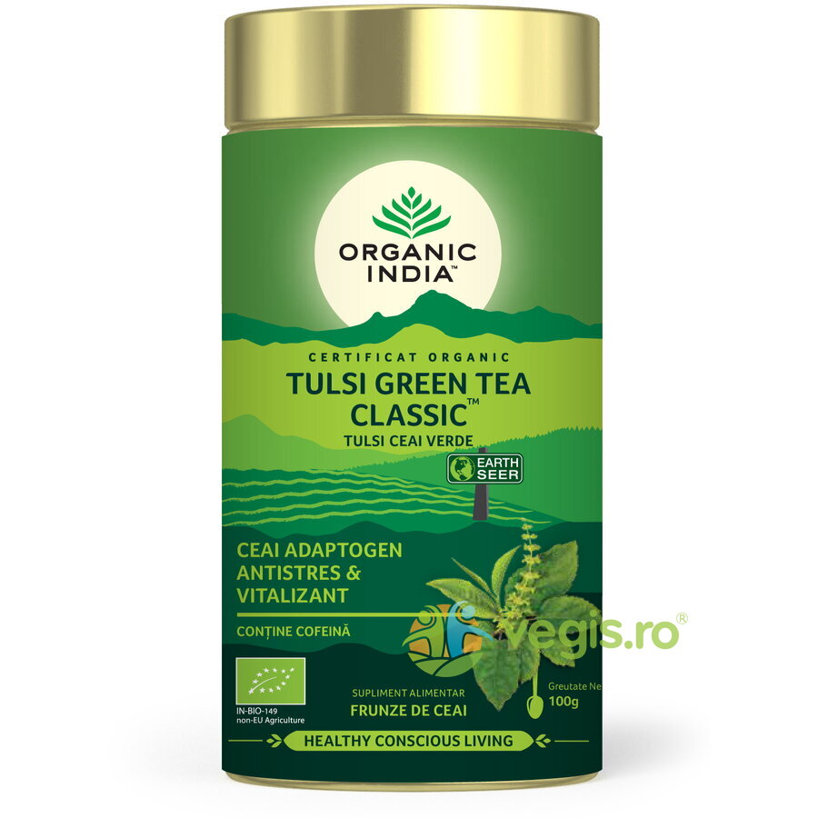 Oferte la Ceai Verde Tulsi Ecologic/Bio 100g