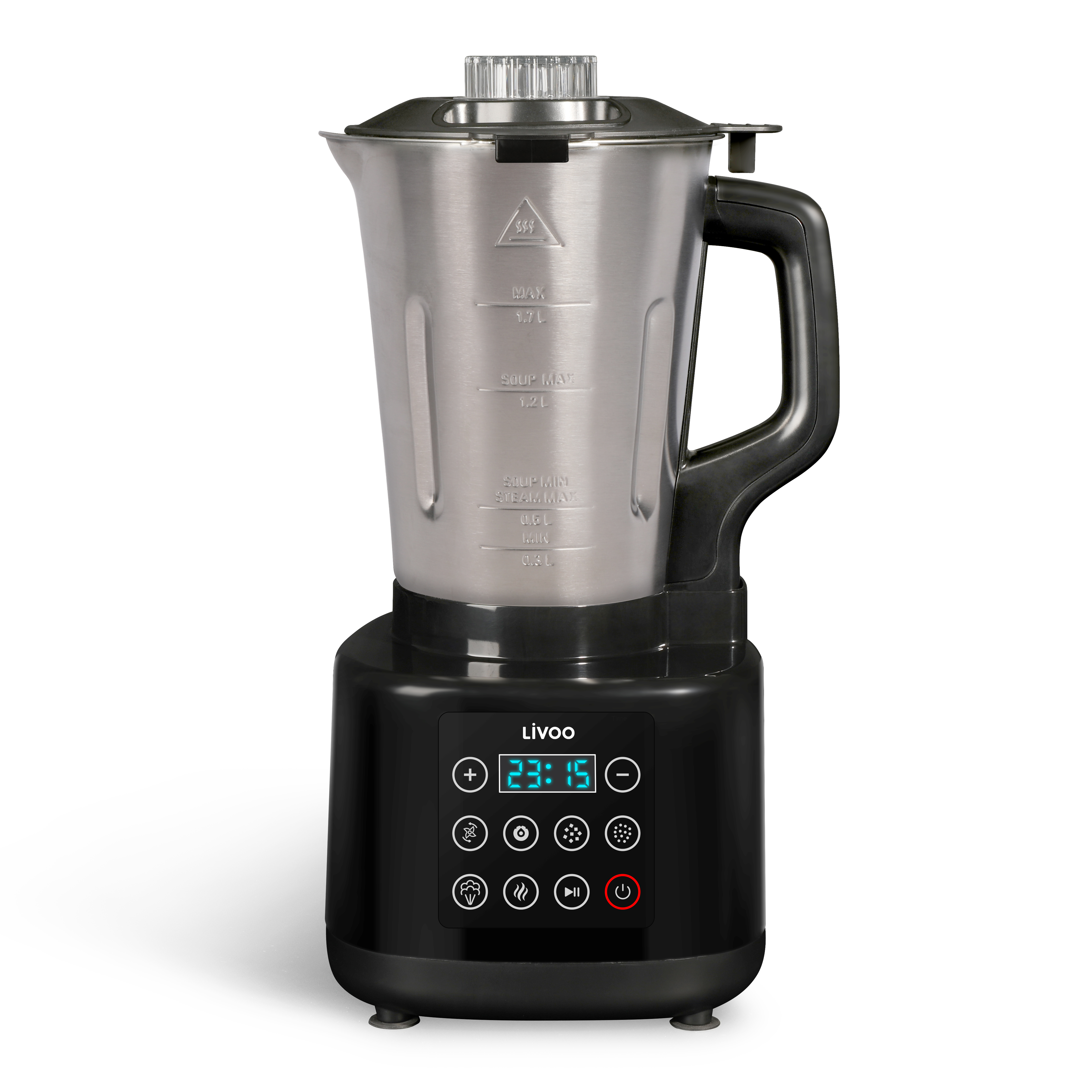 Oferte la  Resigilat!Blender 2 in 1 pentru supe si sucuri Livoo DOP229, Capacitate 1,7 L , 900 W