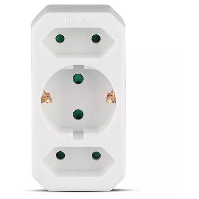 Oferte la Adaptor priza 8804 3 prize 16A max 3500W Alb