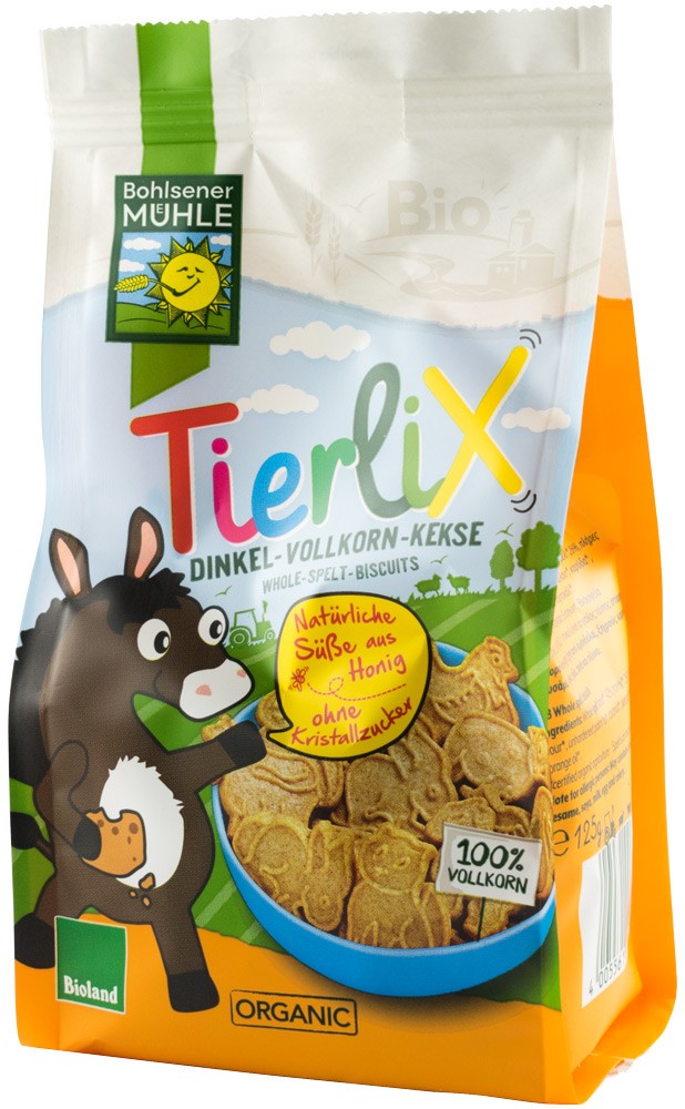 Oferte la Tierlix Biscuiti bio cu grau spelta indulciti cu miere, 125g Bohlsener Muhle