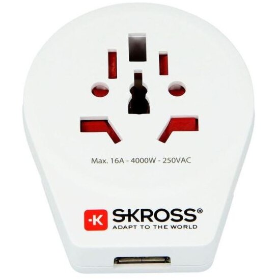 Oferte la Adaptor Priza 1.500266 Universal World - EU USB Alb
