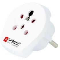 Oferte la Adaptor Priza Universal 1.500217-E-HDK India Israel Danemarca - EU Alb