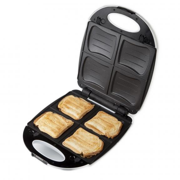 Oferte la Aparat de sandwich 2 in 1 DO9046C cu placi interschimbabile, pentru pregatire sandwich sau waffe, 120 w
