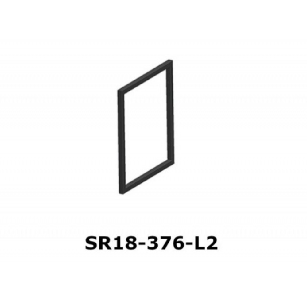 Oferte la Suport polita Gamet, otel, negru, 376 x 350 mm