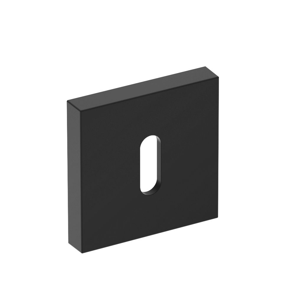 Oferte la Rozeta pentru cheie Gamet, patrata, zamac, negru, 52 x 52 mm
