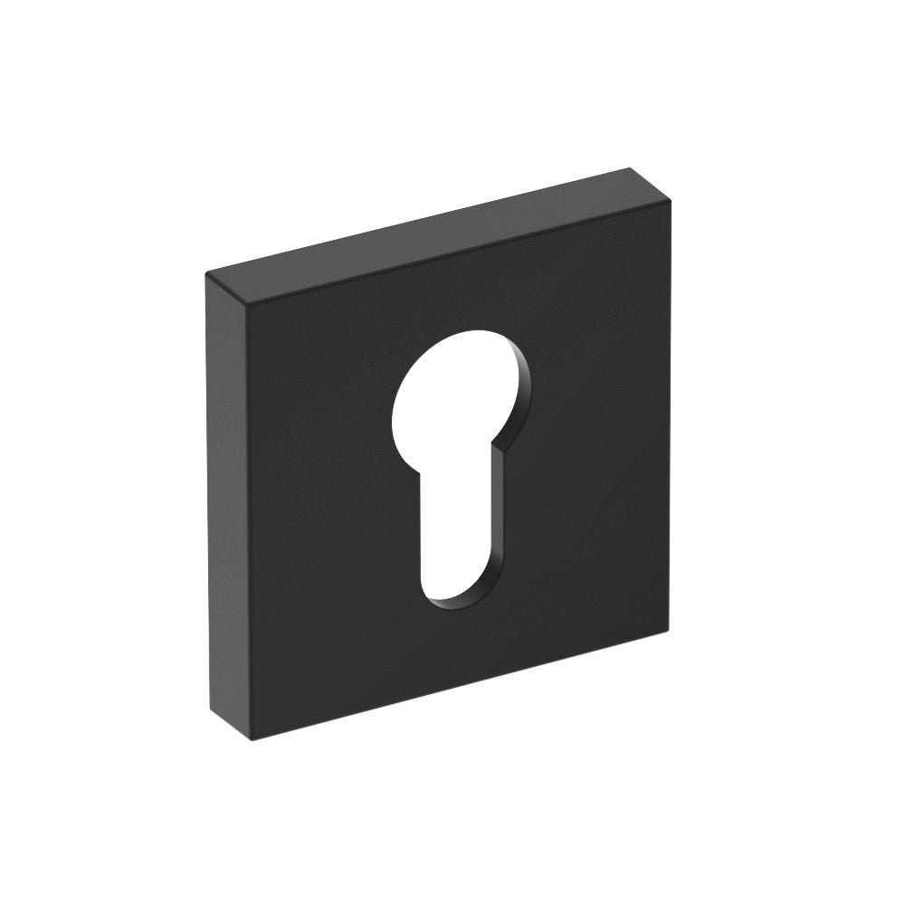 Oferte la Rozeta pentru cilindru Gamet, patrata, zamac, negru, 52 x 52 mm