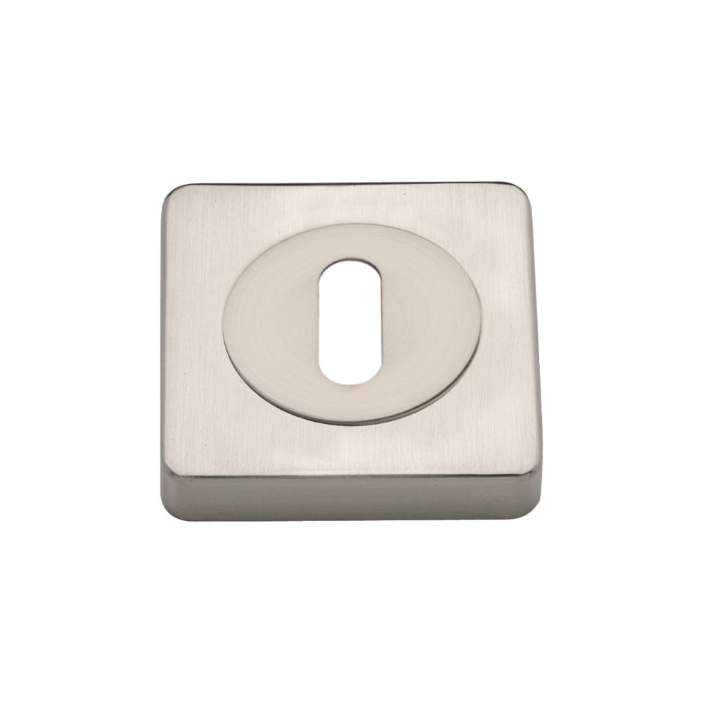 Oferte la  Rozeta pentru cheie Gamet, patrata, zamac, nichel satinat, 52 x 52 mm