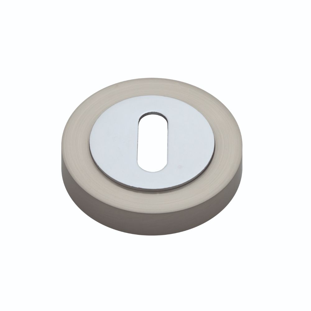 Oferte la Rozeta pentru cheie Gamet, rotunda, zamac, nichel satinat, 52 mm