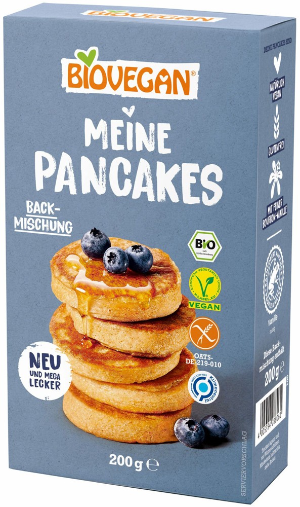 Oferte la Mix bio pentru pancakes, fara gluten, 200g Biovegan