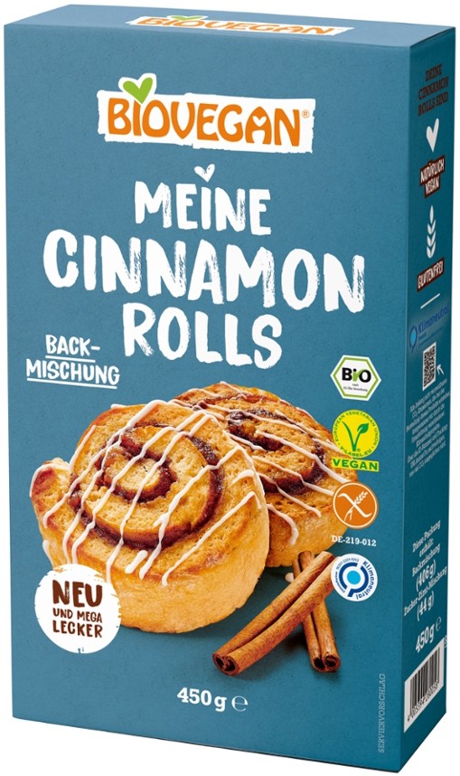 Oferte la Mix bio pentru rulouri cu scortisoara, vegan, 450g Biovegan