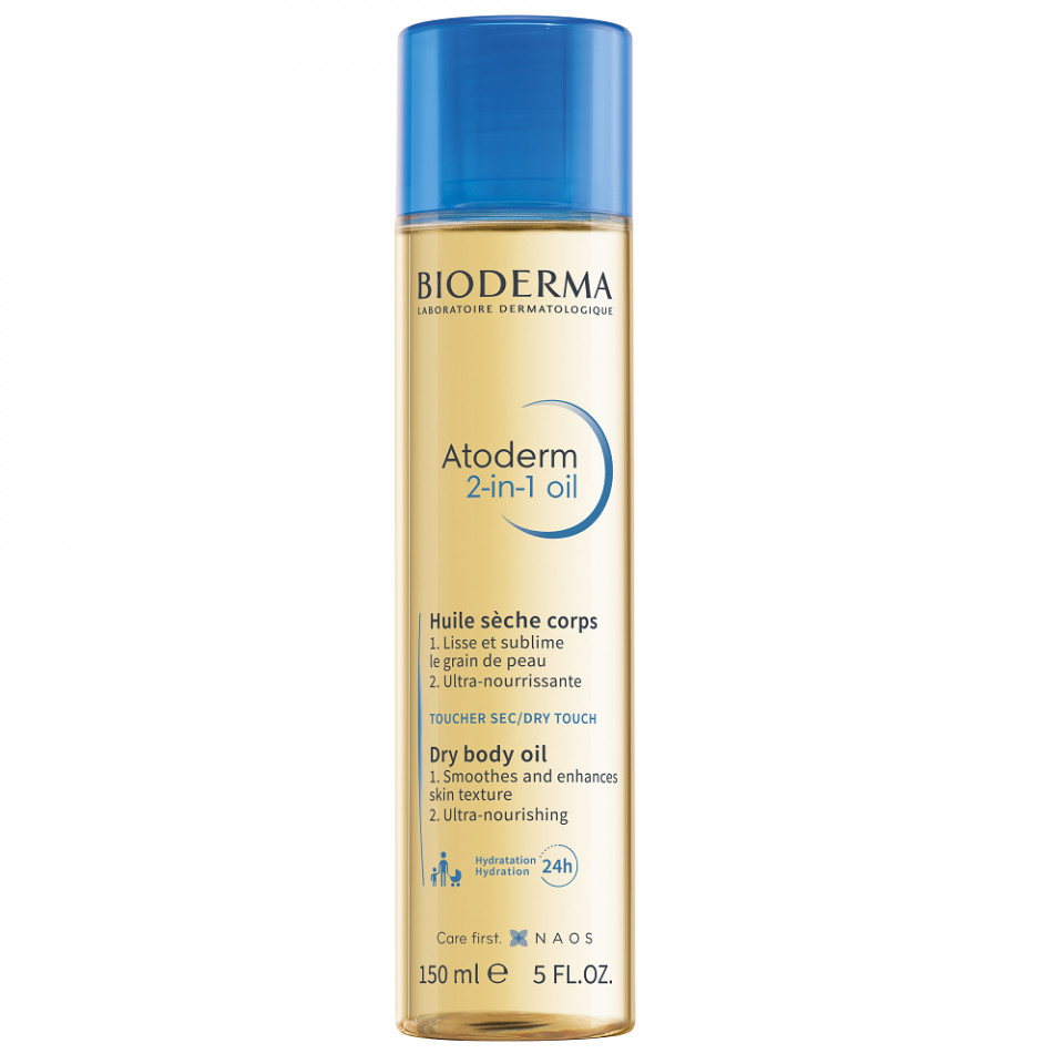Oferte la Ulei de corp 2 in 1 Bioderma Atoderm, 150 ml (Gramaj: 150 ml)